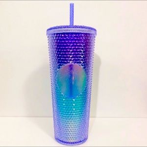 24oz Venti 2021 studded mermaid ombré Starbucks tumbler